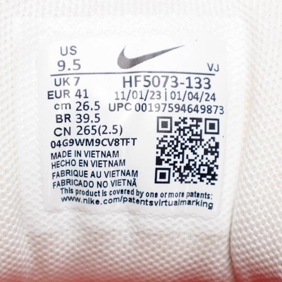 Nike Air Max 90 LV8 Sail Siren Red Pink Platform Sneakers Womens 9.5 HF5073-133 - Picture 7 of 16